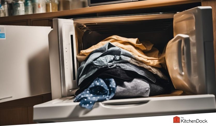 can you dry clothes in the microwave