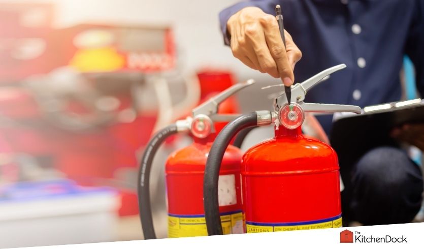 how to clean up fire extinguisher powder