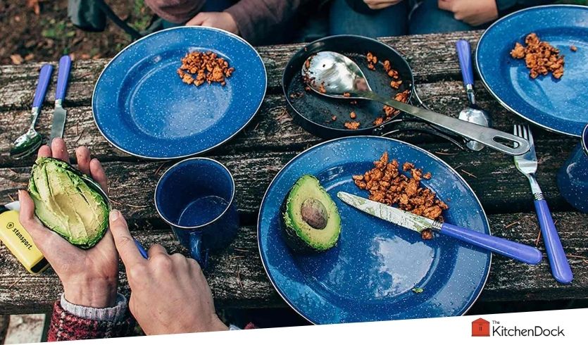 best camping dinnerware sets
