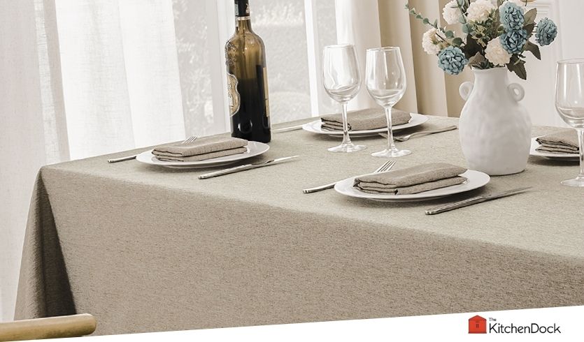 best wrinkle free tablecloths